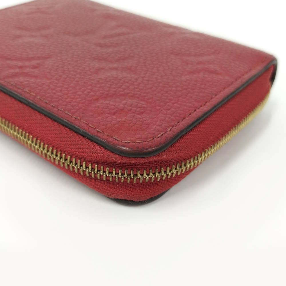 Louis Vuitton Zippy Coin Purse Monogram Empreinte Scarlet — view 4