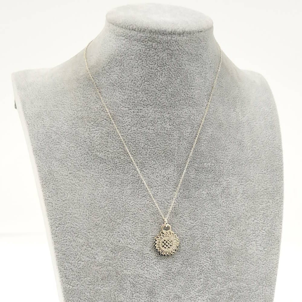 Tiffany & Co Necklace Sunflower GO 925 Sterling Silver — view 6