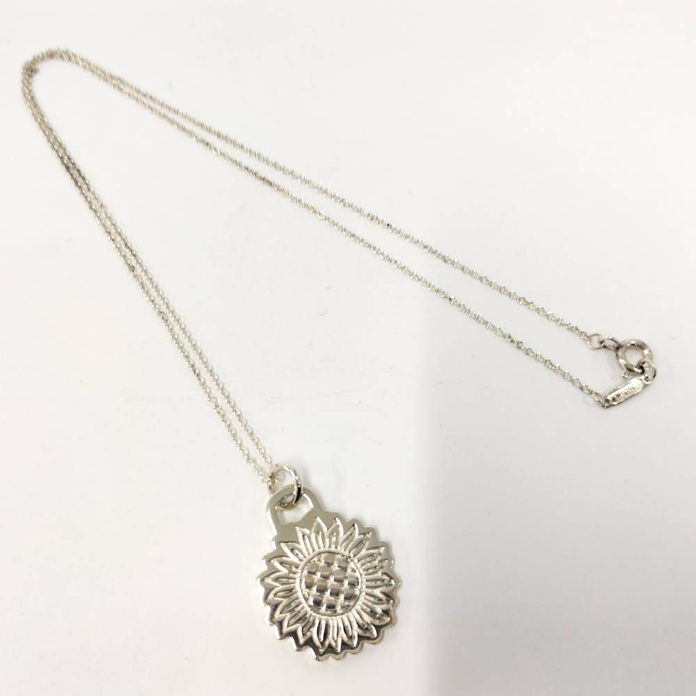 Tiffany & Co Necklace Sunflower GO 925 Sterling Silver — view 3