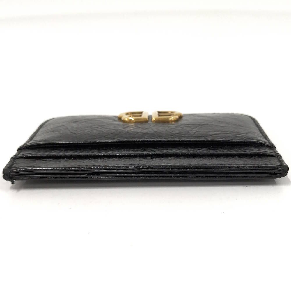 Balenciaga Monaco Pass Case Leather Black Shoulder Bag — view 5