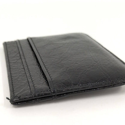 Balenciaga Monaco Pass Case Leather Black Shoulder Bag — view 4