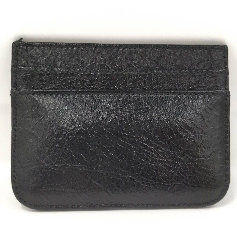 Balenciaga Monaco Pass Case Leather Black Shoulder Bag — view 2