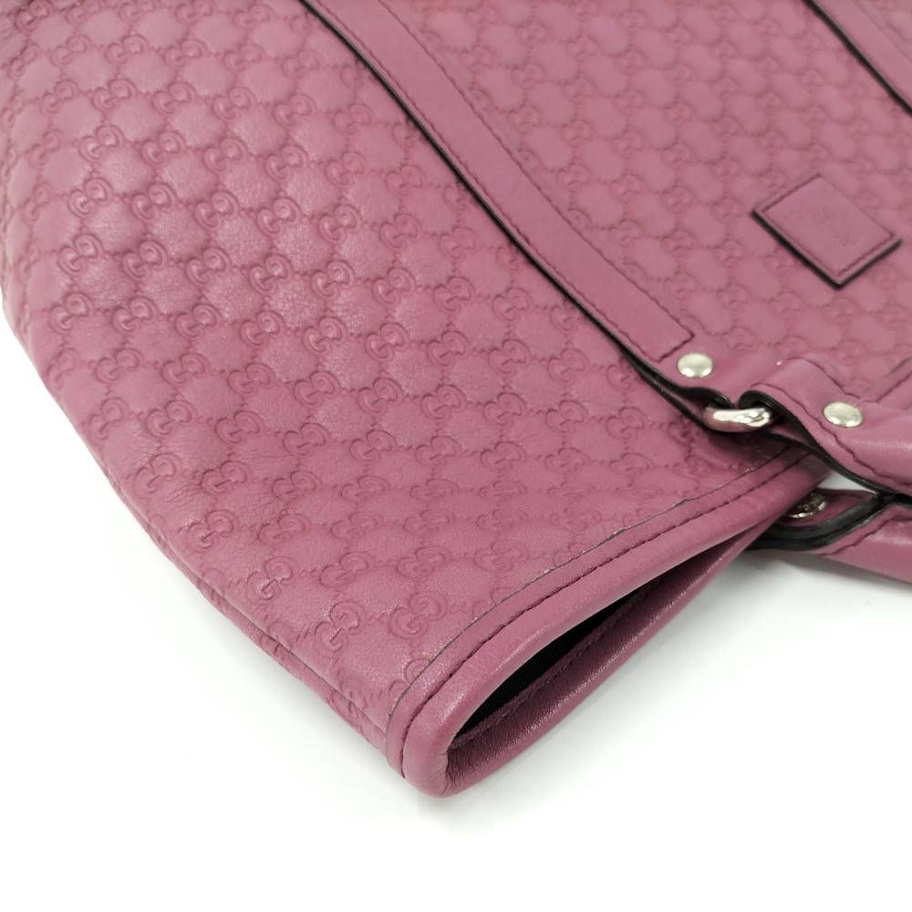 Gucci Tote Micro Guccissima Leather Purple — view 7