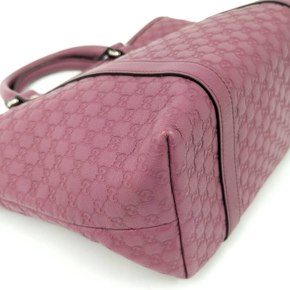 Gucci Tote Micro Guccissima Leather Purple — view 3