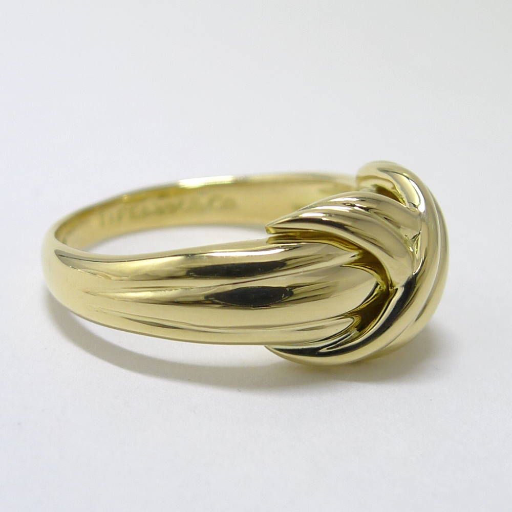 Tiffany & Co Ring Signature Cross 18k Yellow Gold — view 4