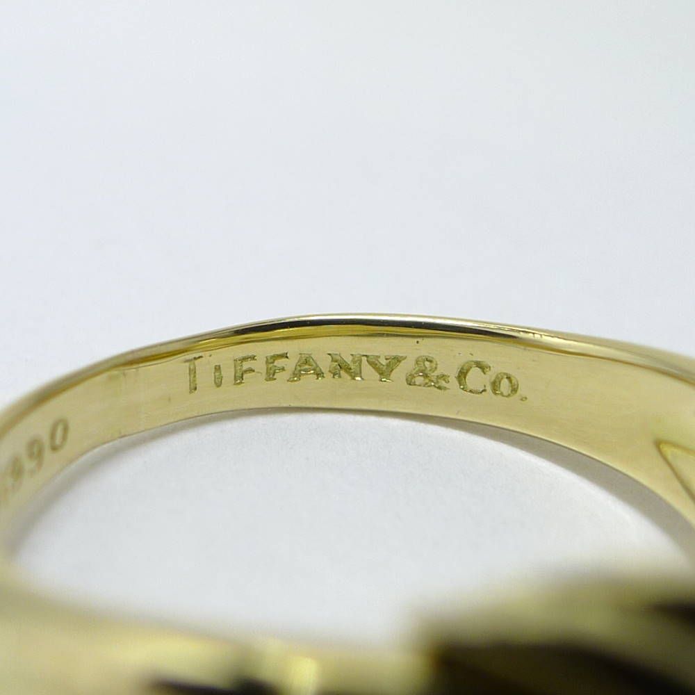 Tiffany & Co Ring Signature Cross 18k Yellow Gold — view 7