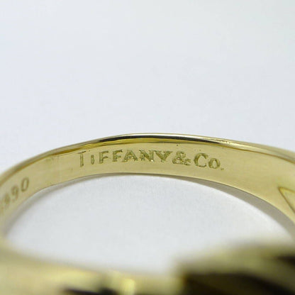 Tiffany & Co Ring Signature Cross 18k Yellow Gold