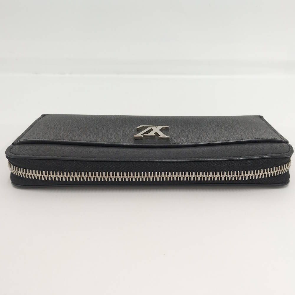 Louis Vuitton Zippy Lockme Wallet Calf Leather Noir — view 5