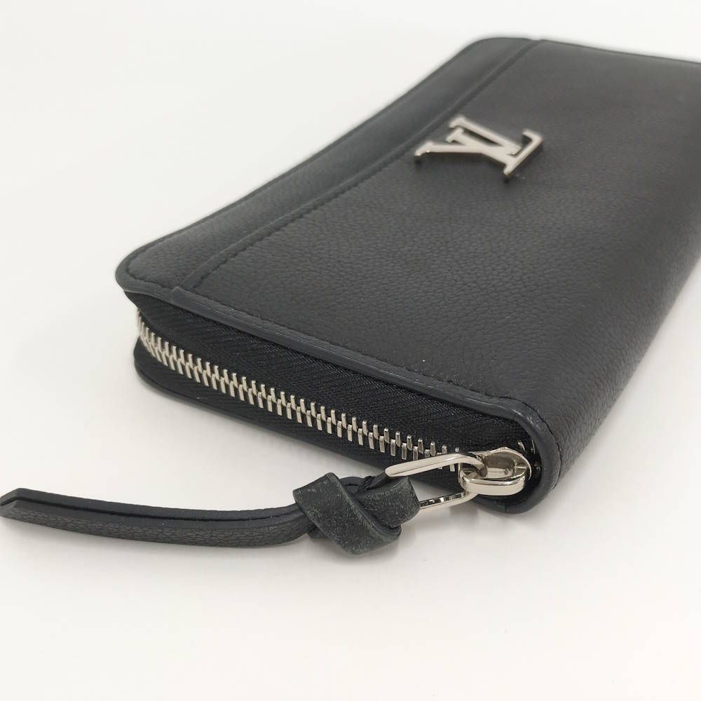 Louis Vuitton Zippy Lockme Wallet Calf Leather Noir — view 4