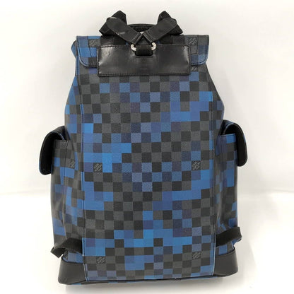 Louis Vuitton Christopher PM Damier Graphite Pixel Backpack — view 2