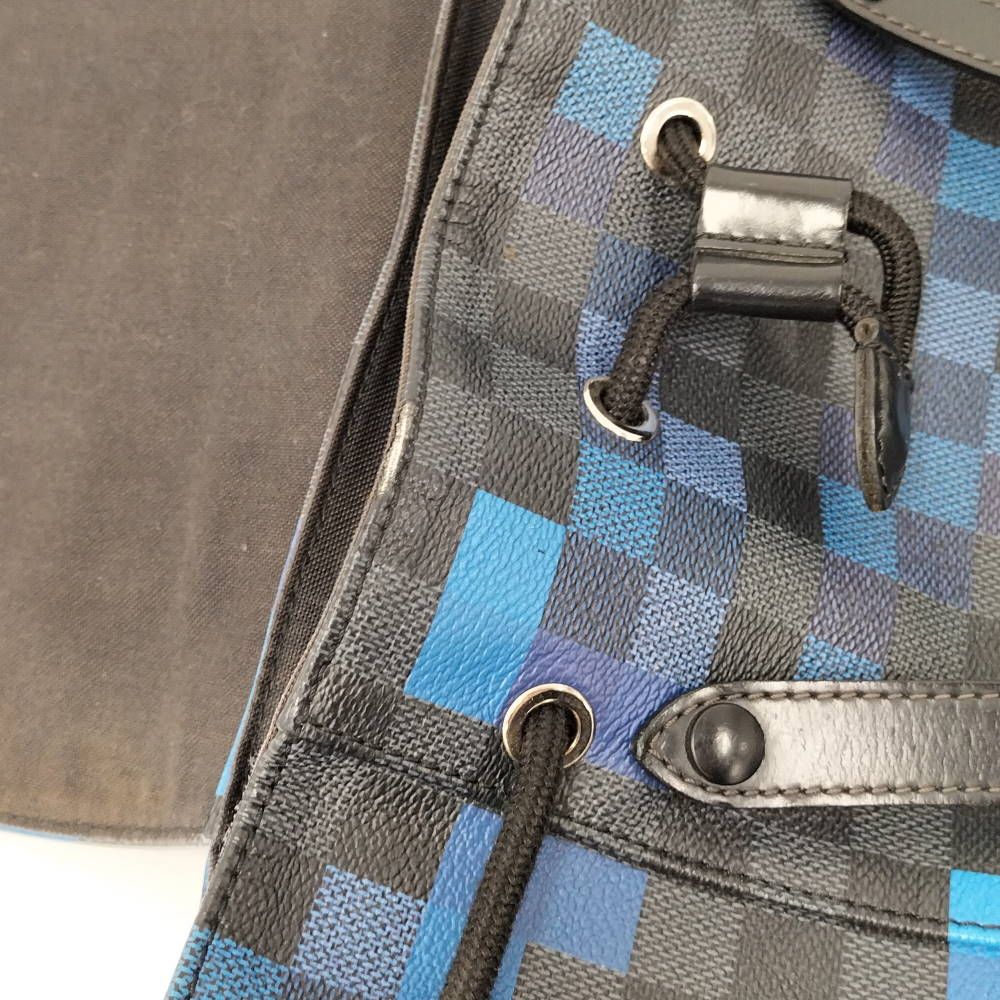 Louis Vuitton Christopher PM Damier Graphite Pixel Backpack — view 8