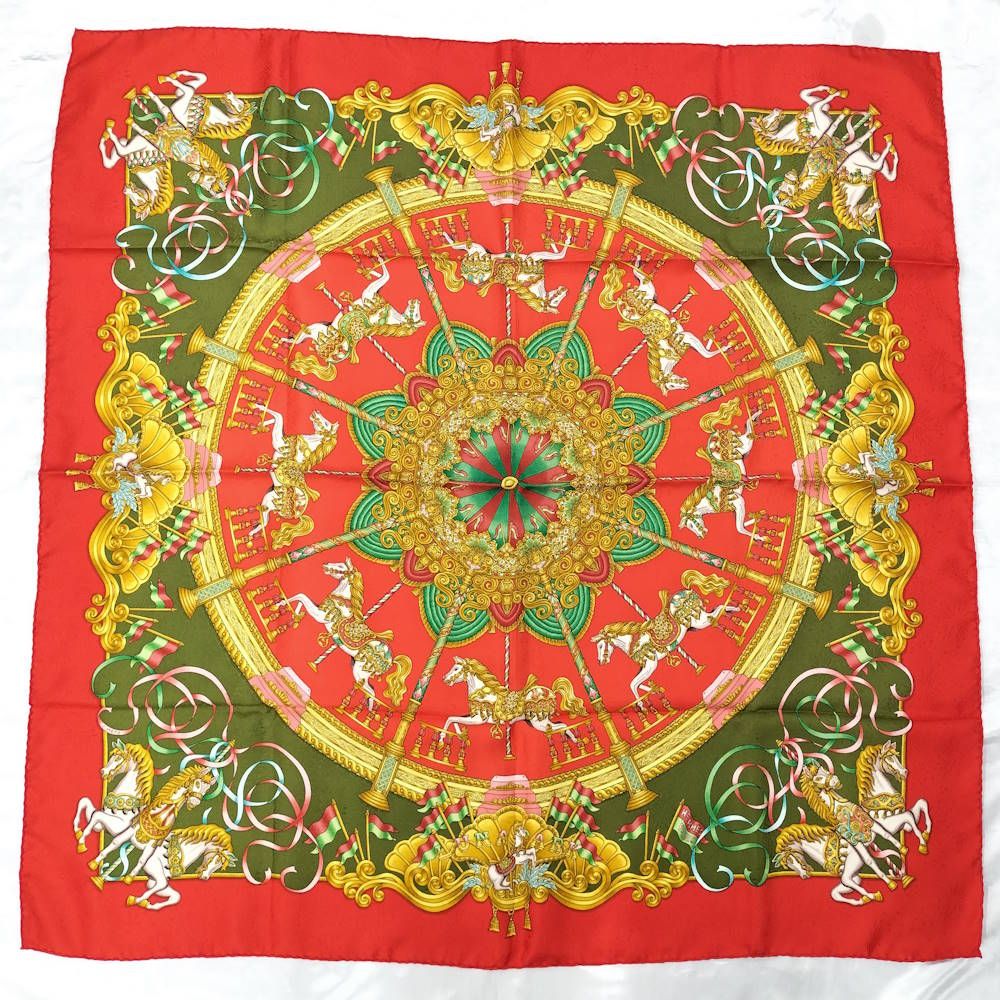 Hermes Carre 90 Luna Park Scarf