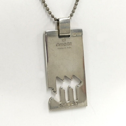 Gucci Necklace Scorpio Silver