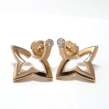 Louis Vuitton Earrings Hoop Ombre Blossom 18k Pink Gold Diamond