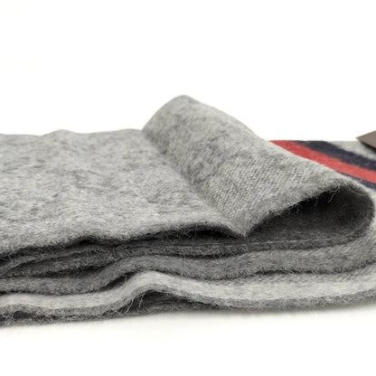 Gucci Scarf GG Pattern Wool Alpaca Gray — view 7