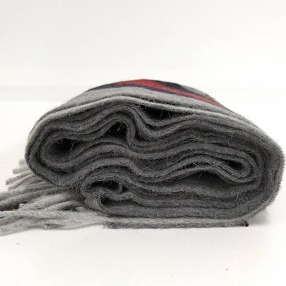 Gucci Scarf GG Pattern Wool Alpaca Gray — view 4