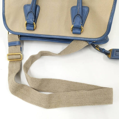 Prada Handbag Canvas Blue — view 5