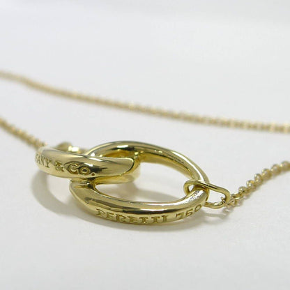 Tiffany & Co Necklace Double Ring 18k Yellow Gold — view 4