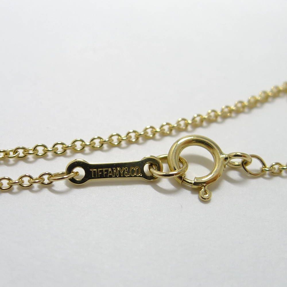 Tiffany & Co Necklace Double Ring 18k Yellow Gold — view 6
