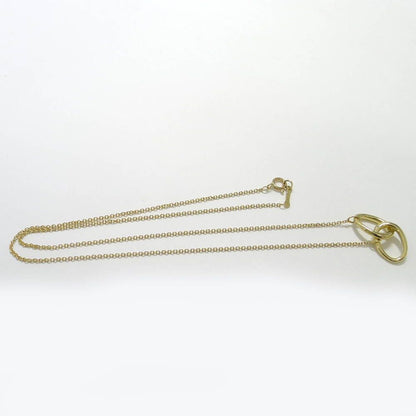 Tiffany & Co Necklace Double Ring 18k Yellow Gold — view 3