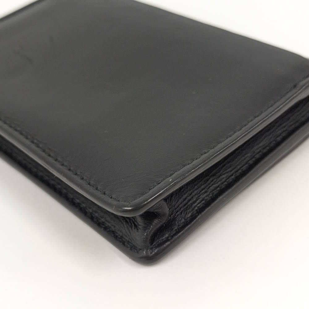Bottega Veneta Card Case Intrecciato Leather Black — view 5