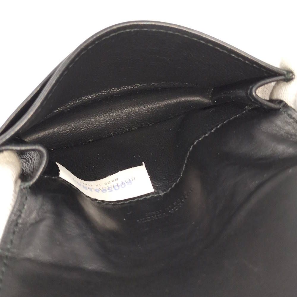 Bottega Veneta Card Case Intrecciato Leather Black — view 8