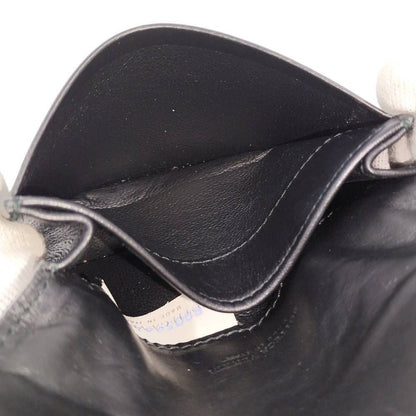 Bottega Veneta Card Case Intrecciato Leather Black — view 9