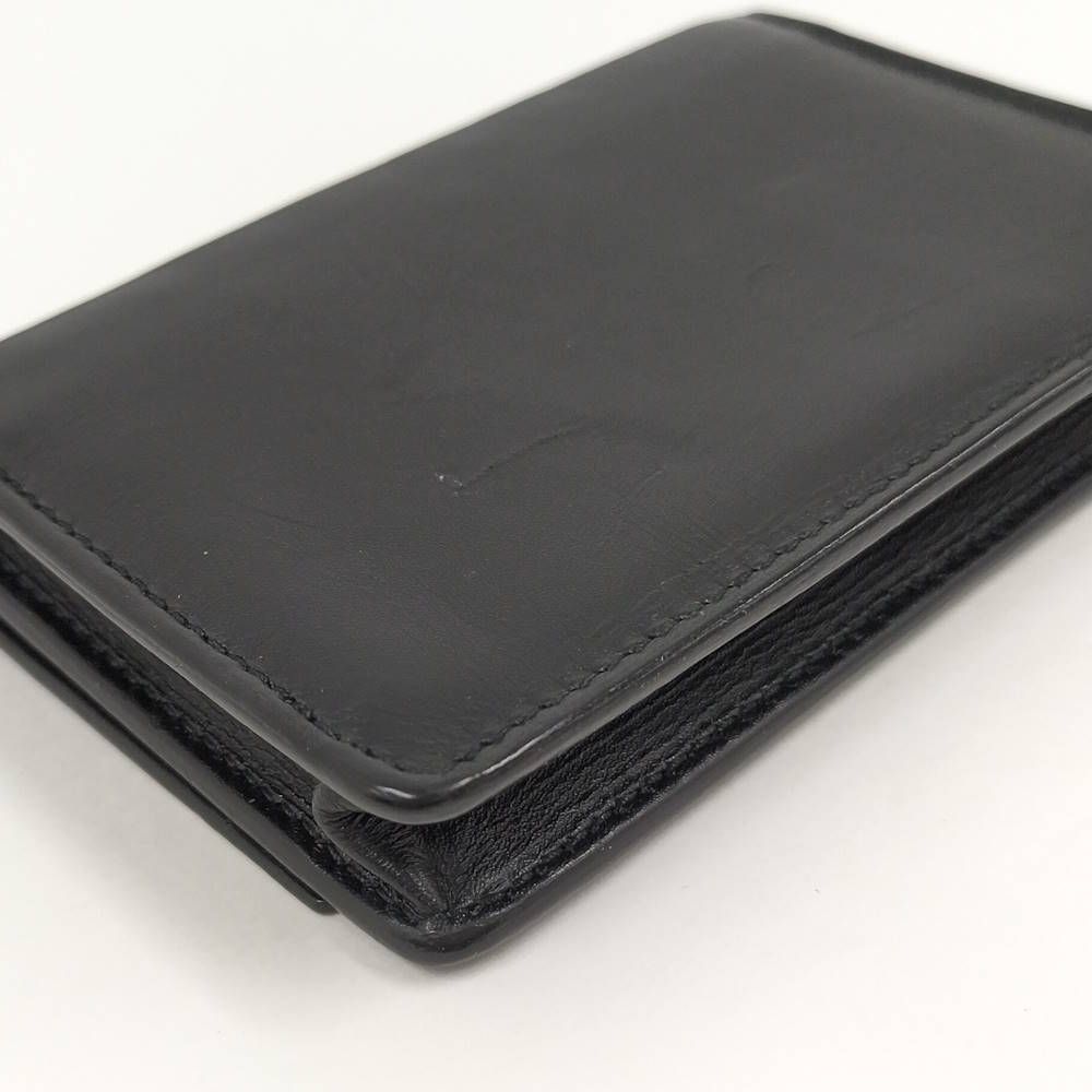 Bottega Veneta Card Case Intrecciato Leather Black — view 4