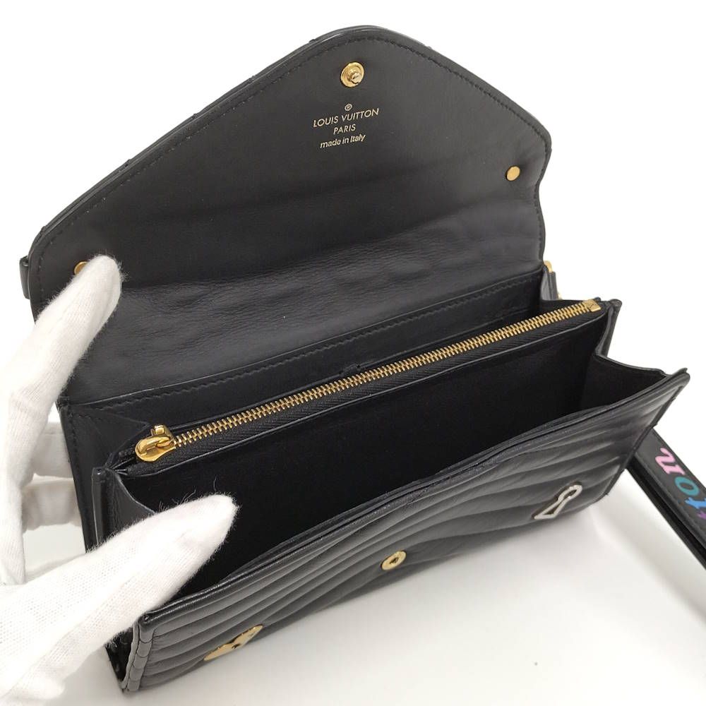 Louis Vuitton Portefeuille Wallet Love Lock Collection Leather Black — view 2