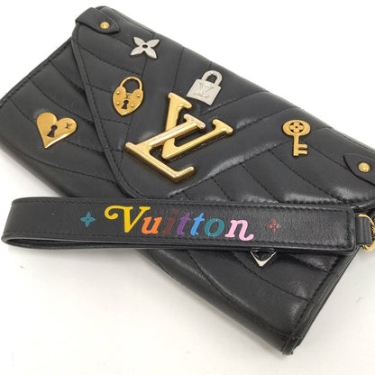 Louis Vuitton Portefeuille Wallet Love Lock Collection Leather Black — view 6