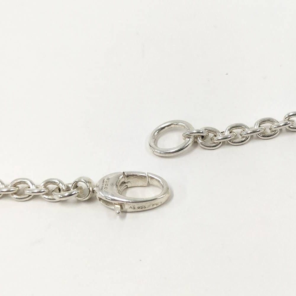 Gucci Interlocking Necklace Silver — view 8