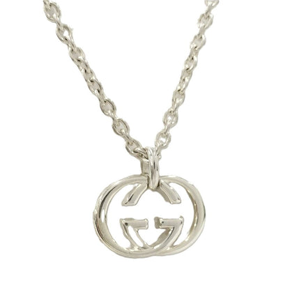 Gucci Interlocking Necklace Silver