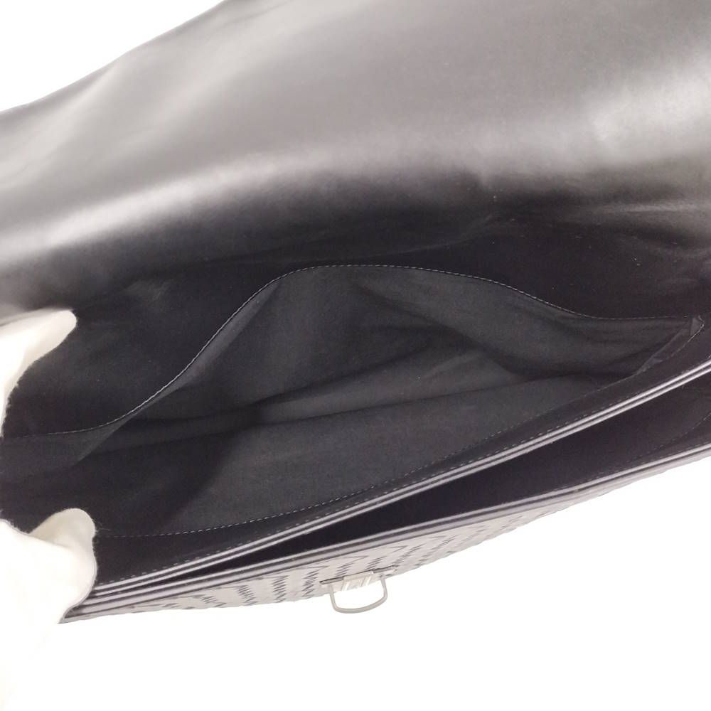Bottega Veneta Business Bag Intrecciato Leather Black — view 8