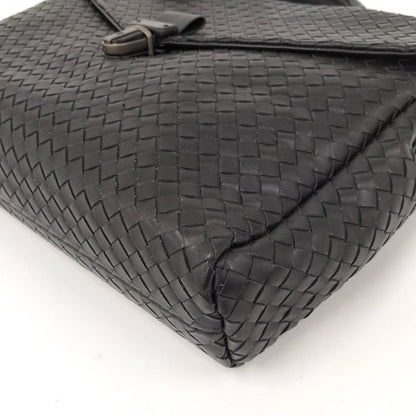 Bottega Veneta Business Bag Intrecciato Leather Black — view 3