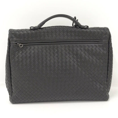 Bottega Veneta Business Bag Intrecciato Leather Black — view 2