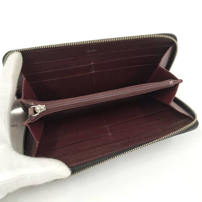Cartier Must Round Zip Wallet Black — view 2