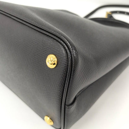 Prada Pannier 2-Way Bag Saffiano Leather Black — view 3