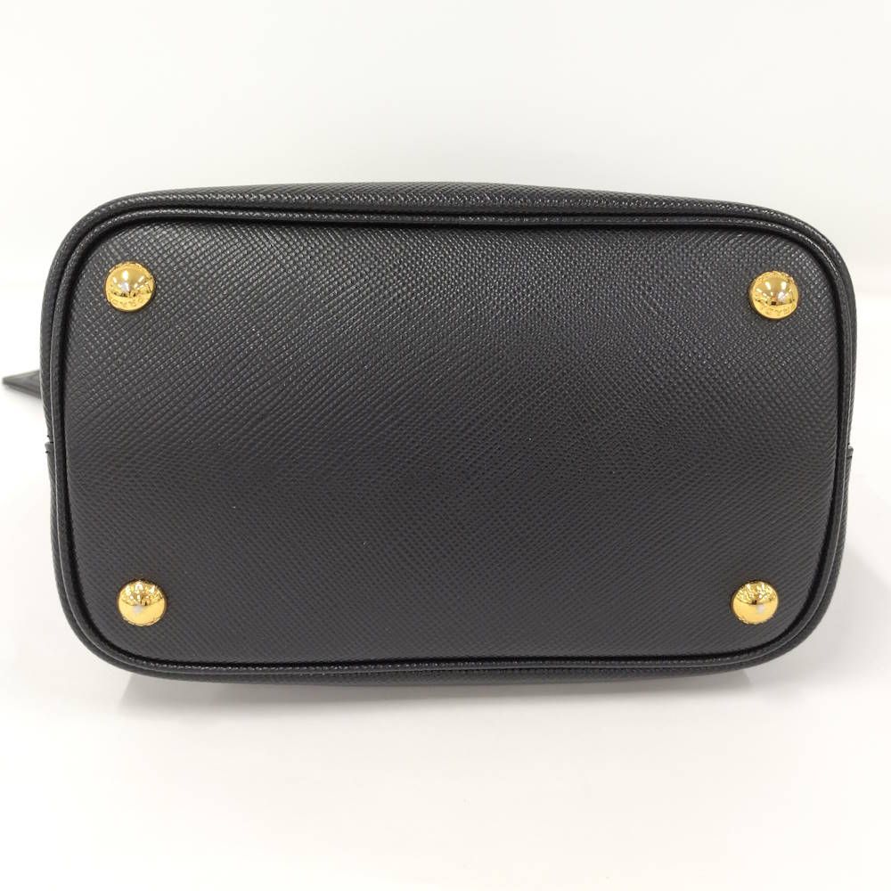 Prada Pannier 2-Way Bag Saffiano Leather Black — view 7