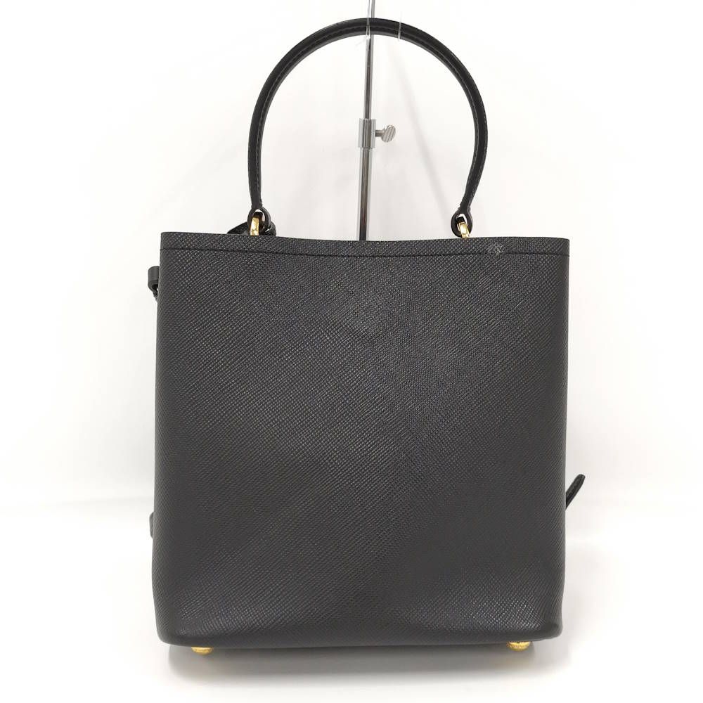 Prada Pannier 2-Way Bag Saffiano Leather Black — view 2