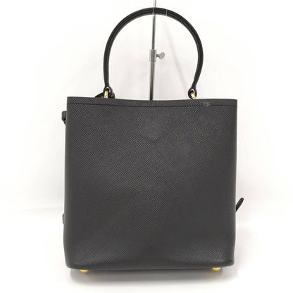 Prada Pannier 2-Way Bag Saffiano Leather Black — view 2
