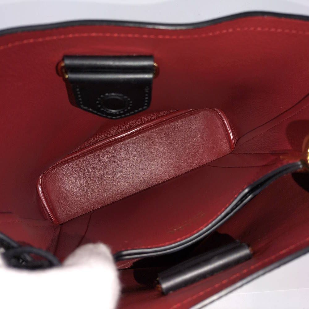 Prada Pannier 2-Way Bag Saffiano Leather Black — view 9