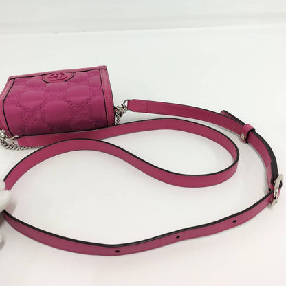 Gucci Shoulder Bag GG Nylon Pink — view 7