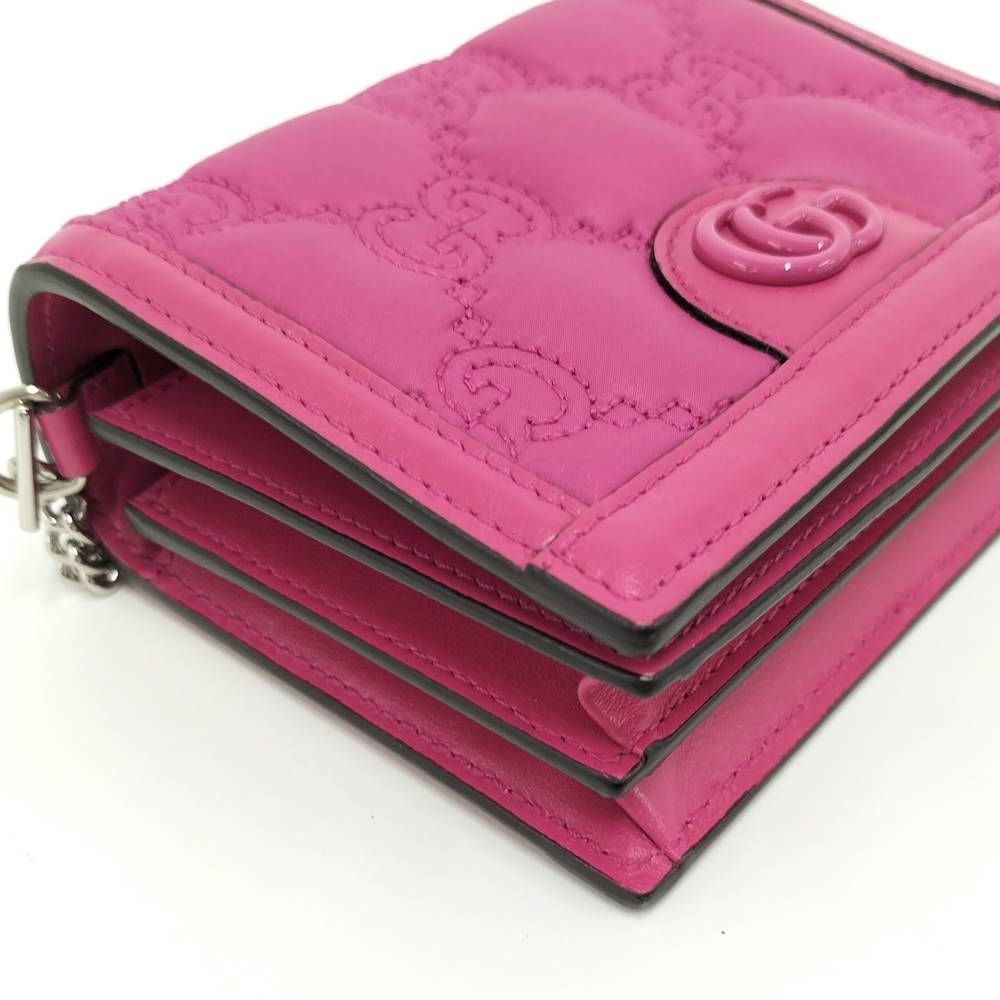 Gucci Shoulder Bag GG Nylon Pink — view 9
