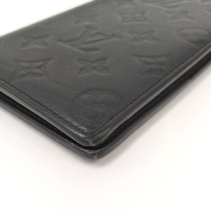Louis Vuitton Bifold Wallet Portefeuille Brazza Monogram Shadow Noir — view 5