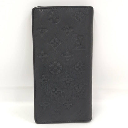Louis Vuitton Bifold Wallet Portefeuille Brazza Monogram Shadow Noir — view 3