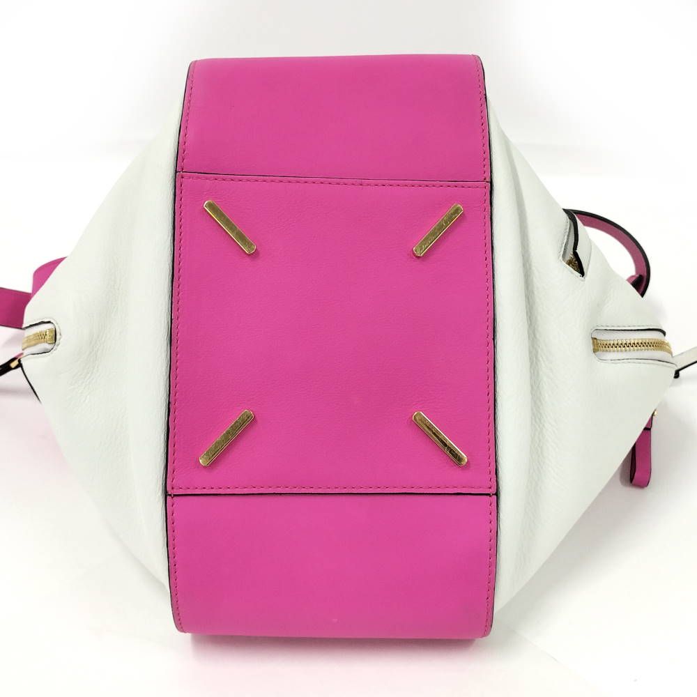 Loewe Hammock Shoulder Bag Leather Pink White — view 5