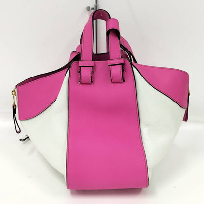 Loewe Hammock Shoulder Bag Leather Pink White — view 2
