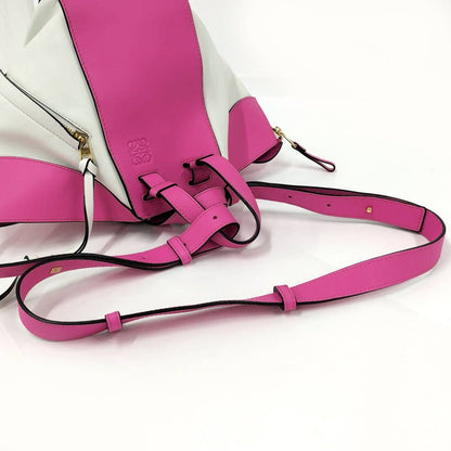 Loewe Hammock Shoulder Bag Leather Pink White — view 4