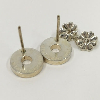 Tiffany & Co Round Circle Earrings Silver — view 3