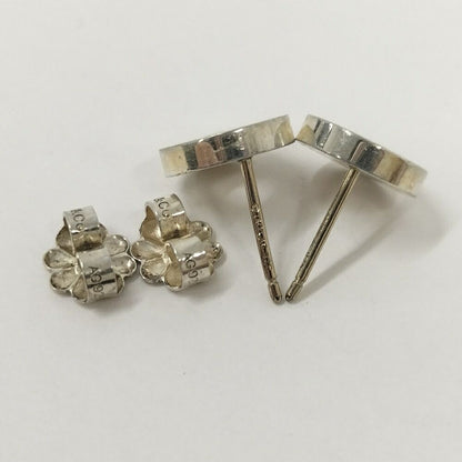 Tiffany & Co Round Circle Earrings Silver — view 6